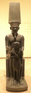 Pharao Haremhab vor Amun